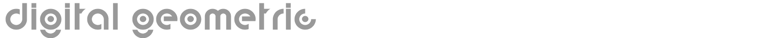 Digital Geometric font preview